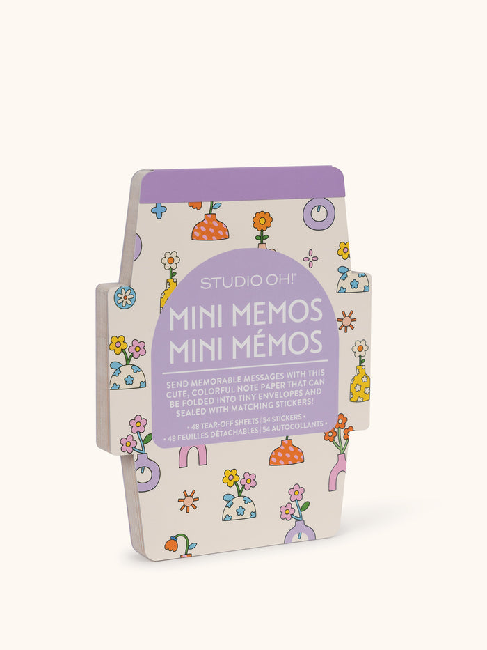 Pretty Posies Mini Memos with Stickers