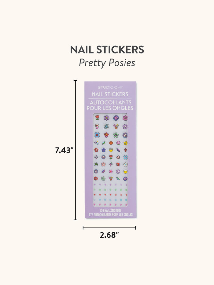 Pretty Posies Nail Stickers