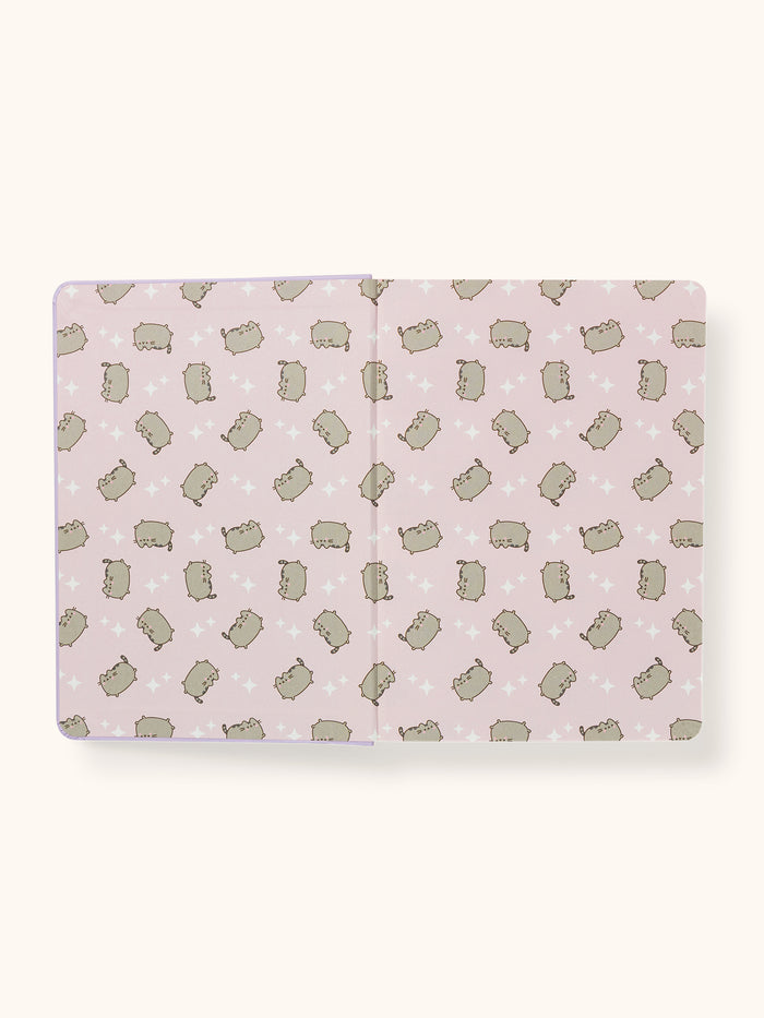 Pusheen Smile Every Day Chenille Patch Medium Casebound Notebook