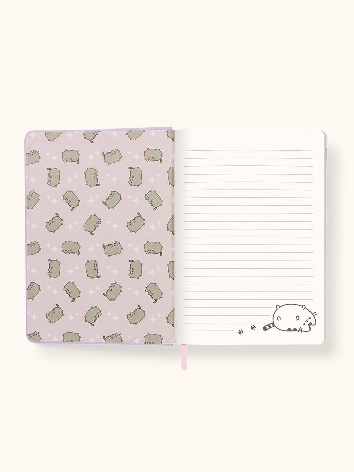 Pusheen Smile Every Day Chenille Patch Medium Casebound Notebook
