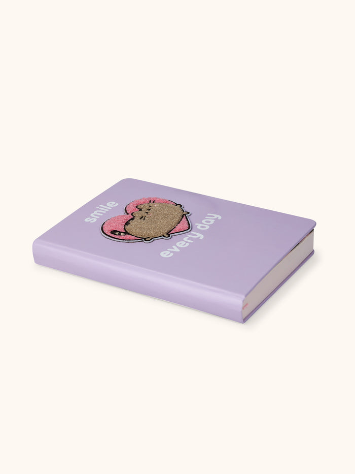 Pusheen Smile Every Day Chenille Patch Medium Casebound Notebook