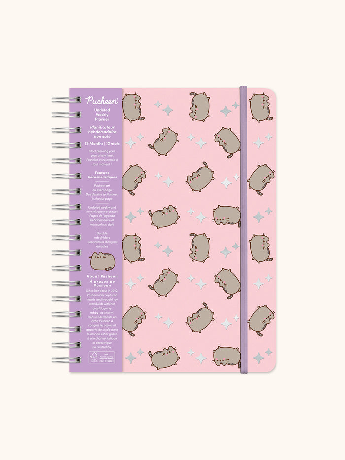 Pusheen Sparkles Undated Tri-Tab Planner