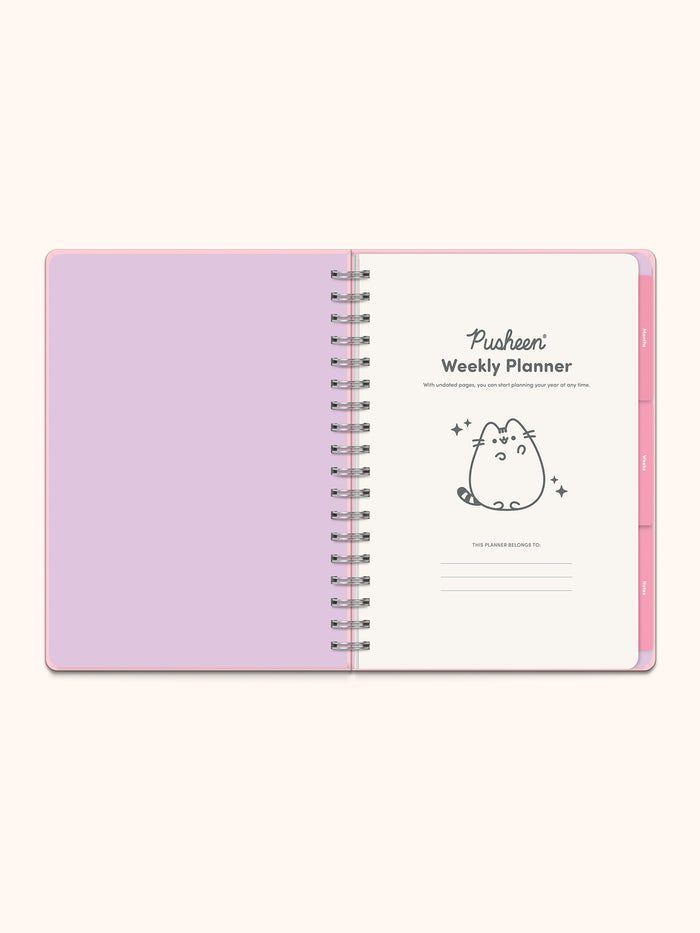 Pusheen Sparkles Undated Tri-Tab Planner