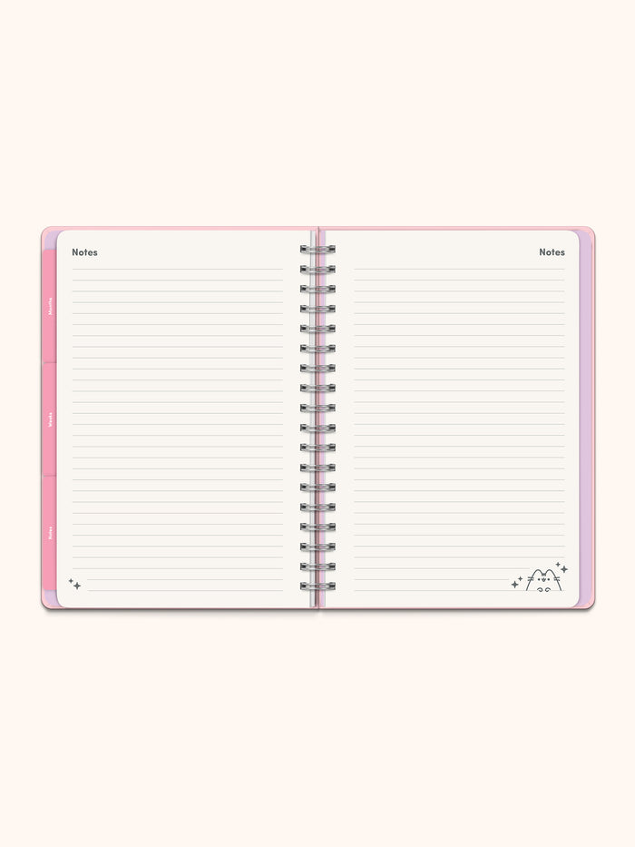 Pusheen Sparkles Undated Tri-Tab Planner