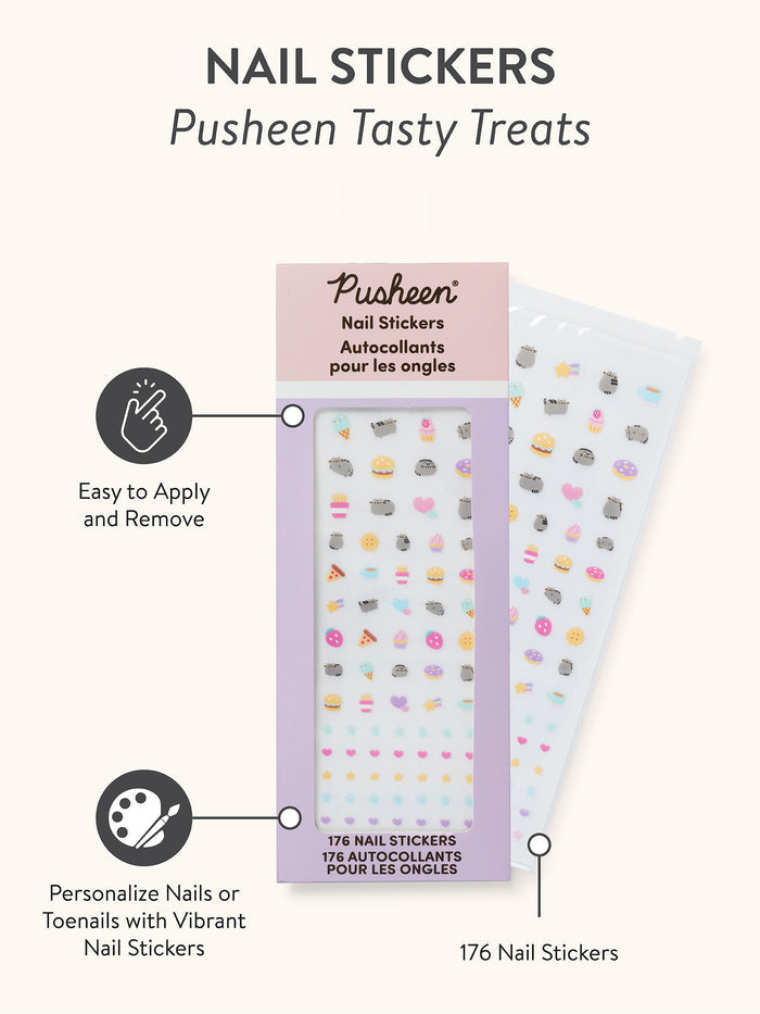 Pusheen Tasty Treats Nail Stickers