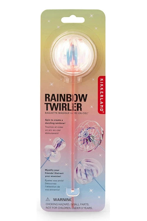 Kikkerland Rainbow Twirler packaging on a white background