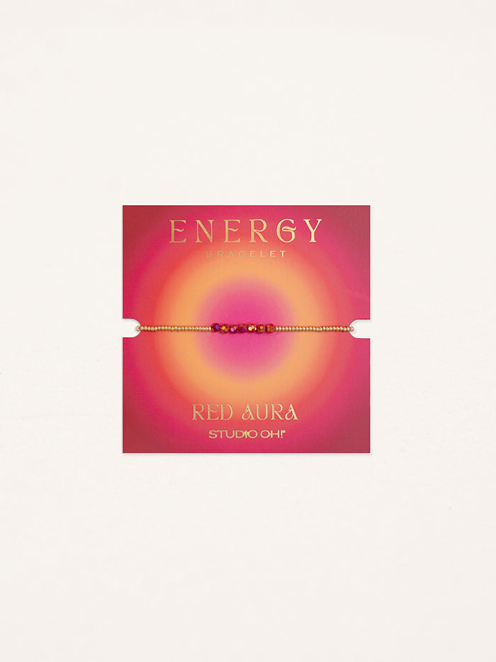 Red Aura Energy Bracelet