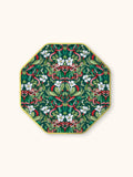 Red Ribbon Christmas Die-Cut Paper Luncheon Plate