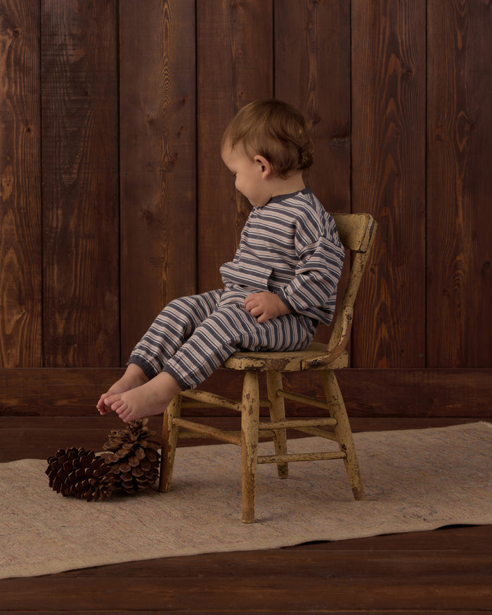 Relaxed Set (Blue Stripe)