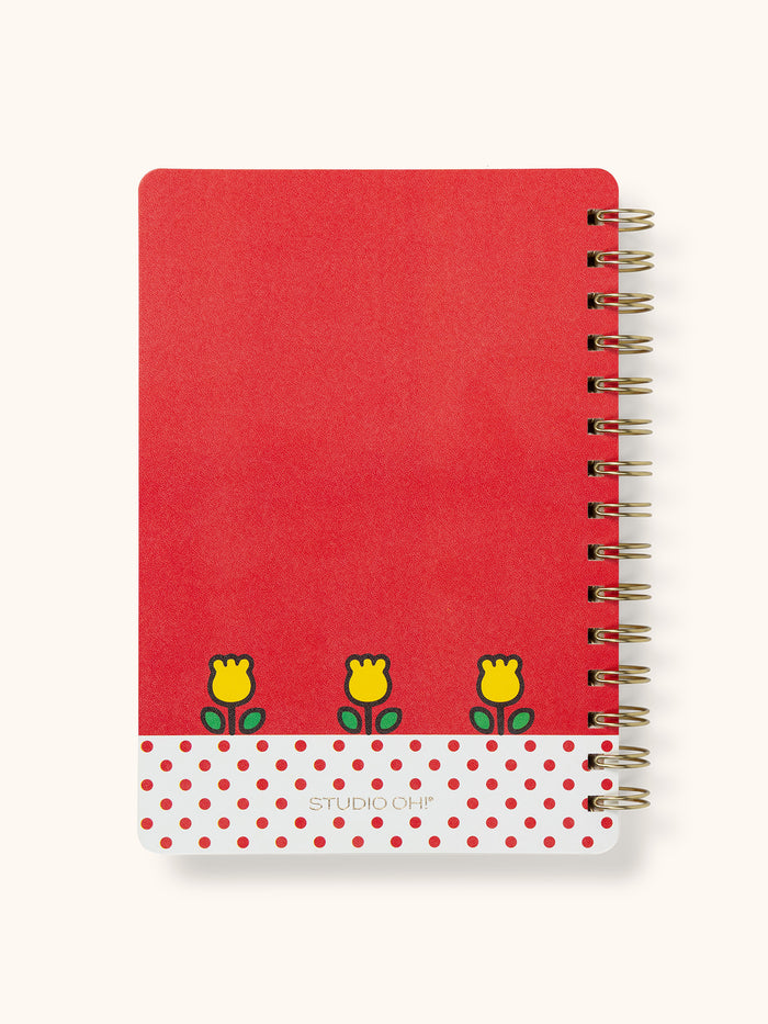 Retro Hello Kitty Agatha Notebook with Sticker Sheet