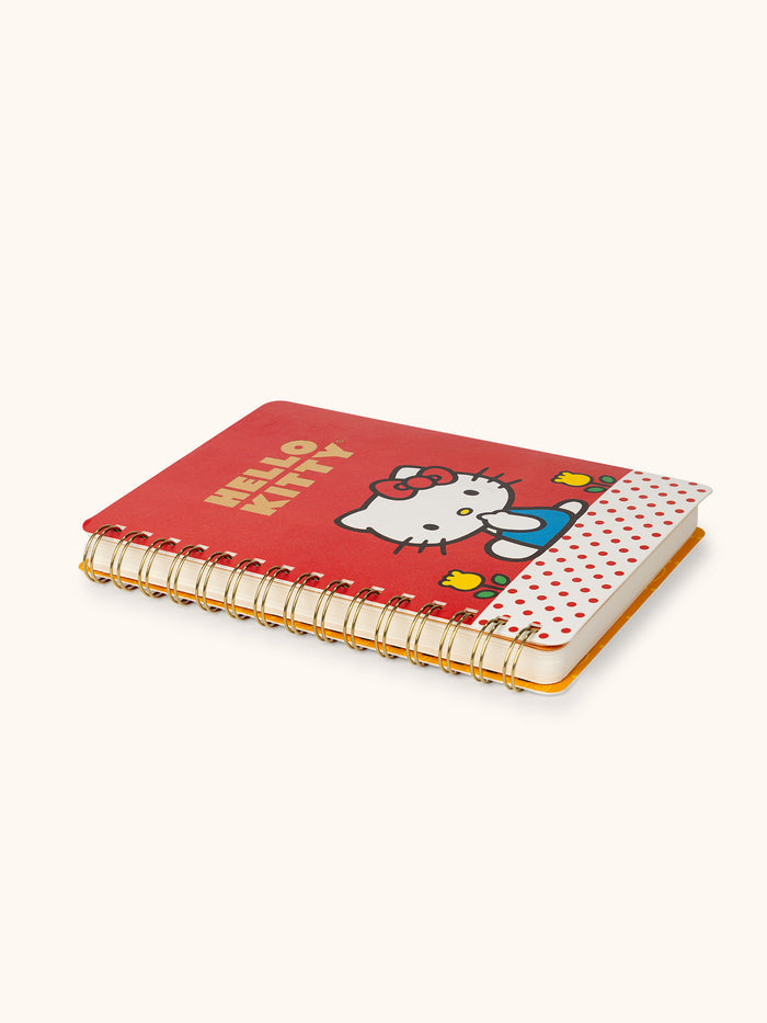 Retro Hello Kitty Agatha Notebook with Sticker Sheet