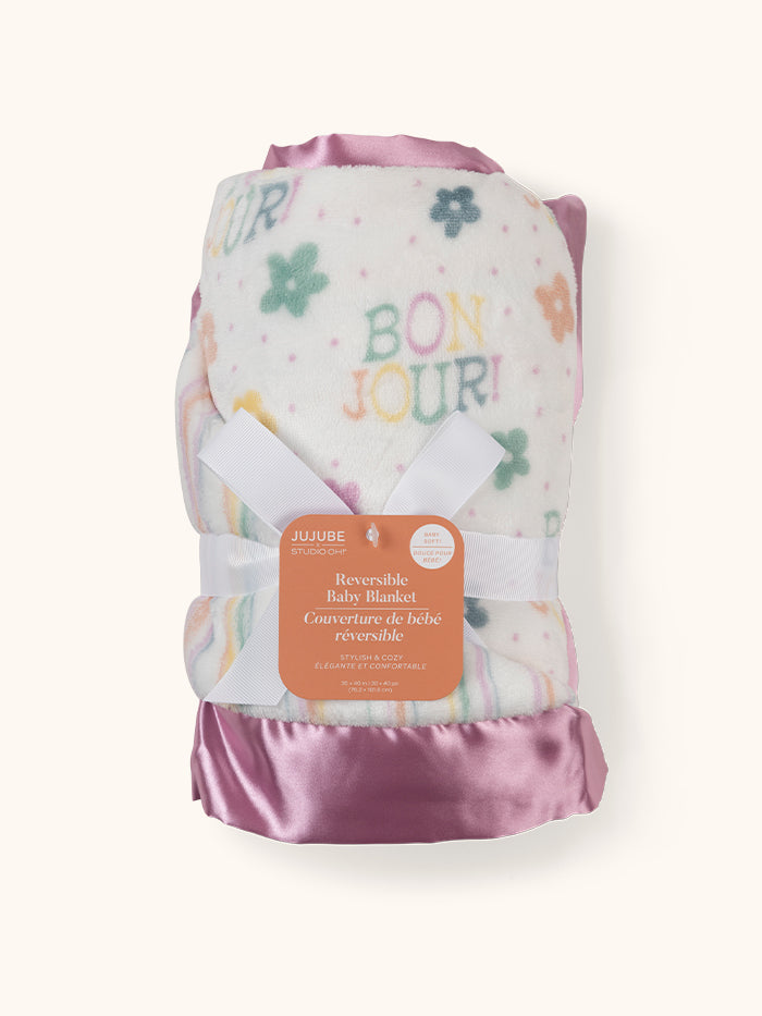 Reversible Baby Blankets - Bonjour Bébé