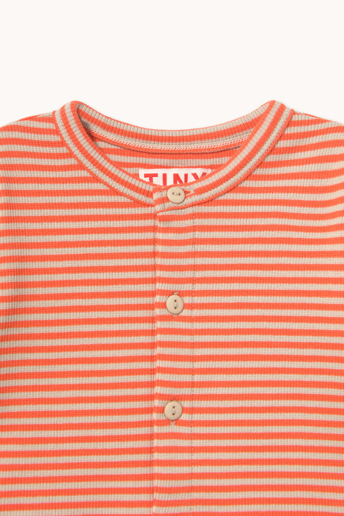 Rib Baby Jacket (Summer Red Stripes)