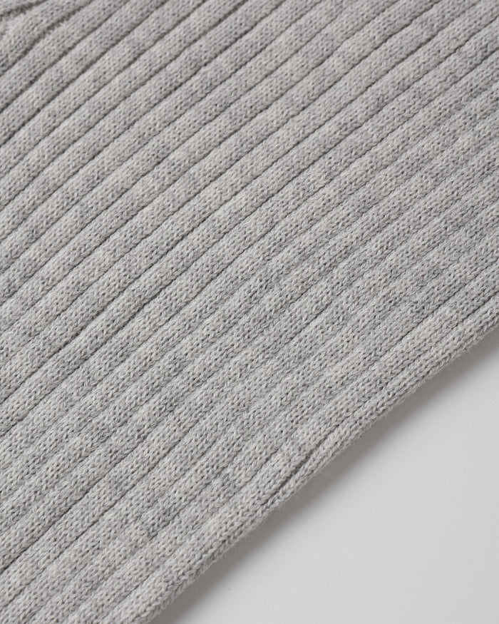 Rib Knit Leggings (Heathered Fog)