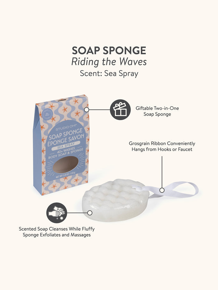 Riding the Waves Soap Sponge