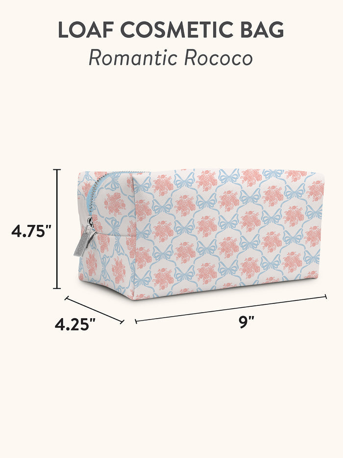 Romantic Rococo Cosmetic Loaf Pouch