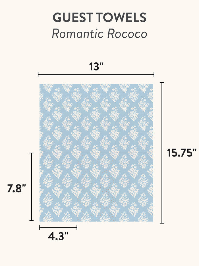 Romantic Rococo Guest Towels