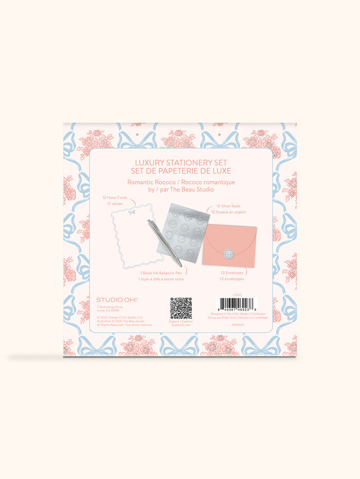 Romantic Rococo Luxury Stationery Set