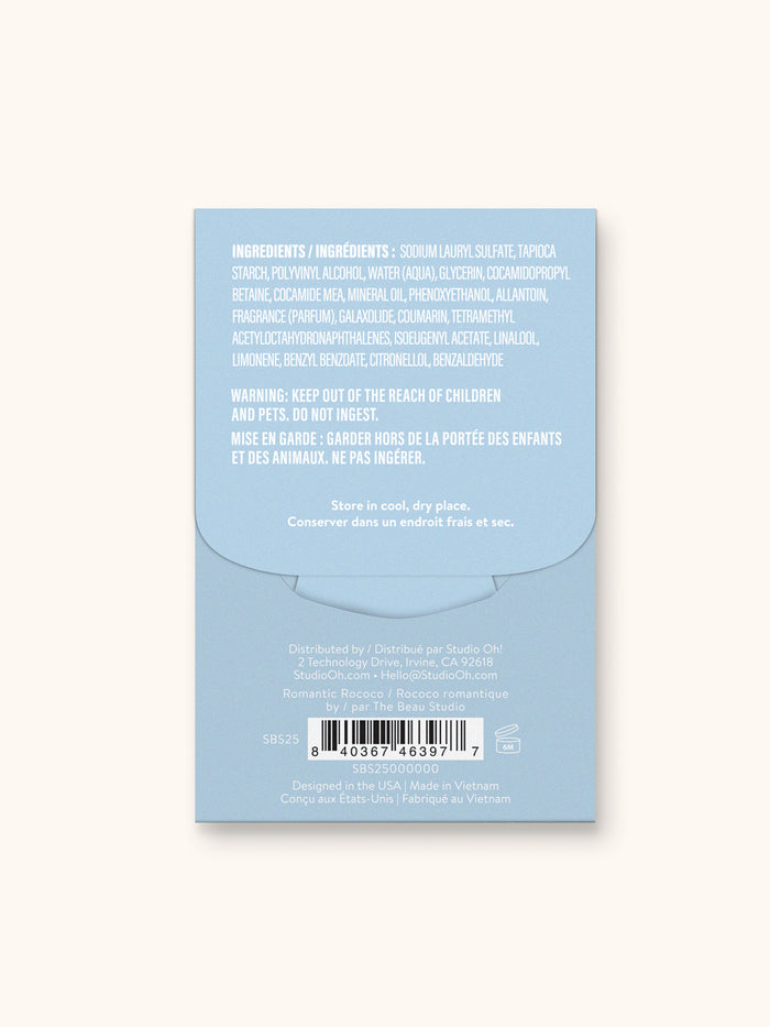 Romantic Rococo Single-Use Soap Sheets
