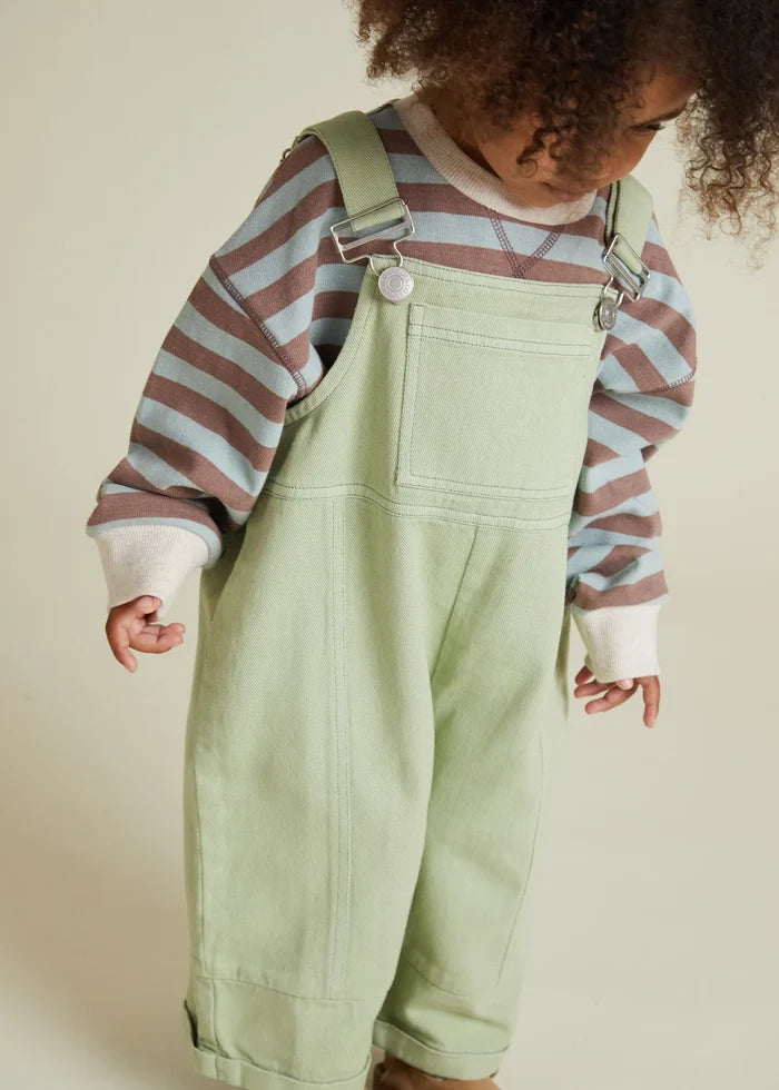 Rue Long Sleeve Tee (Choc/Puddle Stripe)