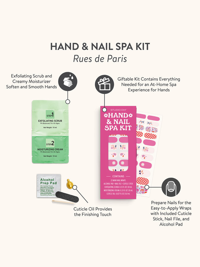 Rues de Paris Hand & Nail Spa Kit