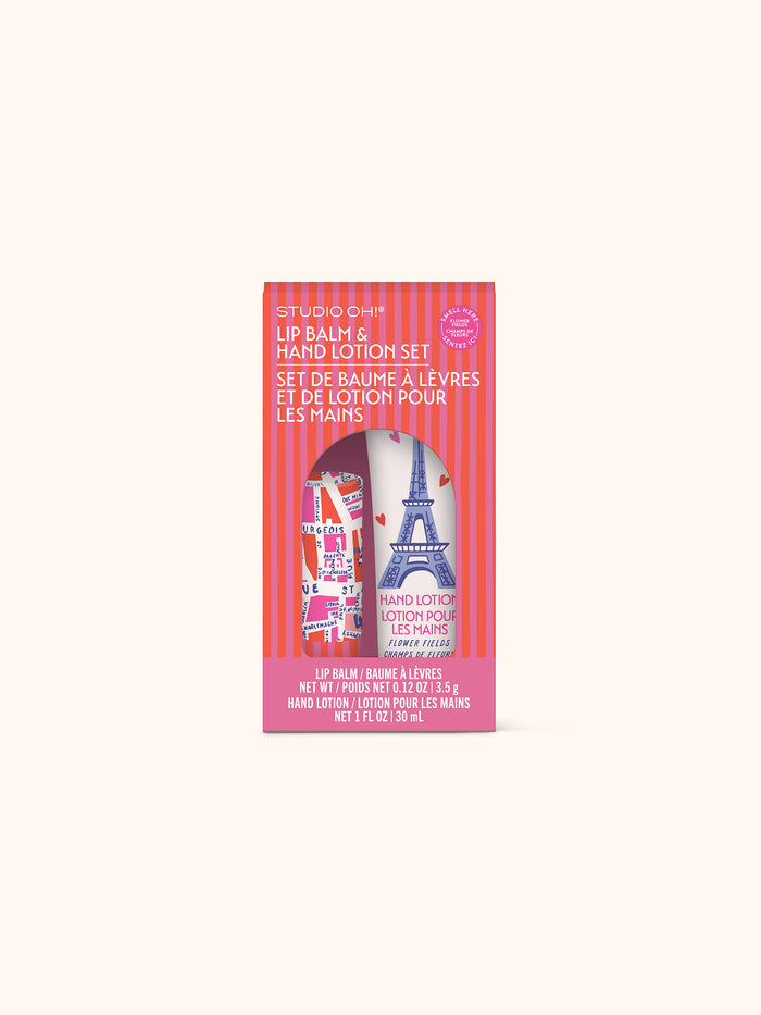Rues de Paris Lip Balm & Hand Lotion Set