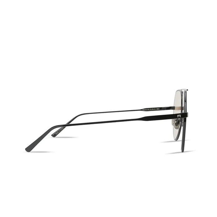 Sam Aviator Glasses (Black Metal)