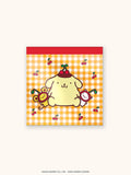 Sanrio Pompompurin Cherry Picnic Mini Notepad