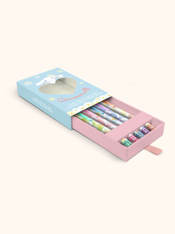 Sanrio Sweet Daisies Cinnamoroll Soft-Touch Gel Pen Set