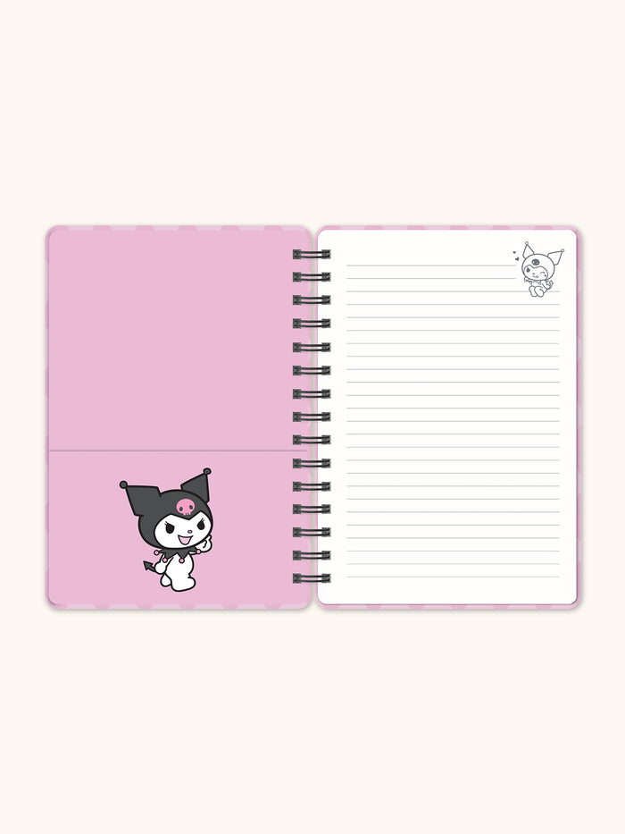 Sanrio Totally Kuromi Agatha Notebook with Sticker Sheet