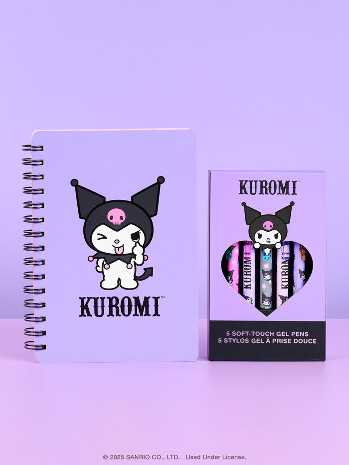 Sanrio Totally Kuromi Agatha Notebook with Sticker Sheet