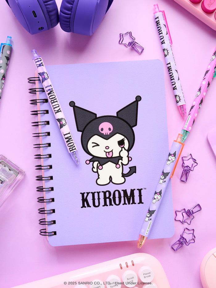 Sanrio Totally Kuromi Soft-Touch Gel Pen Set