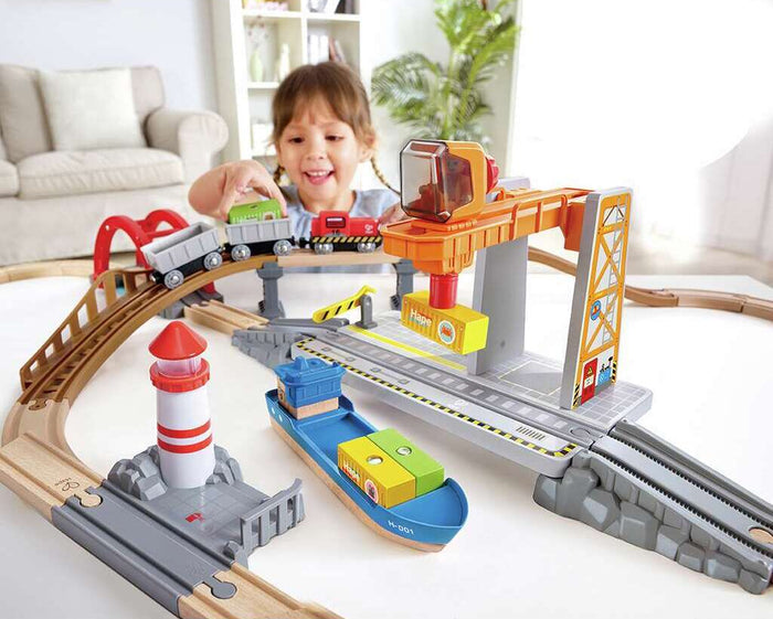 Sea & Rail Cargo Transportation Set