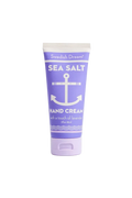 Purple tube of Swedish Dream Sea Salt Hand Cream on a white background