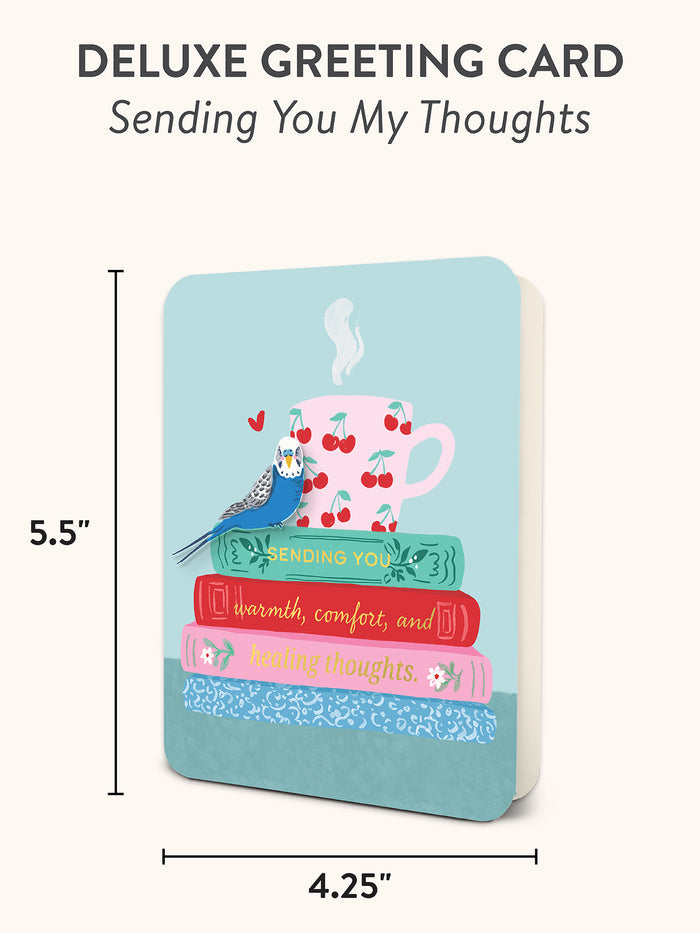 Sending You My Thoughts Deluxe Greeting Cards