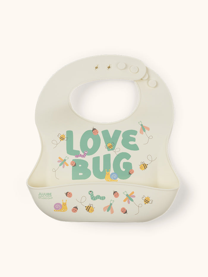 Silicone Bib - Love Bug