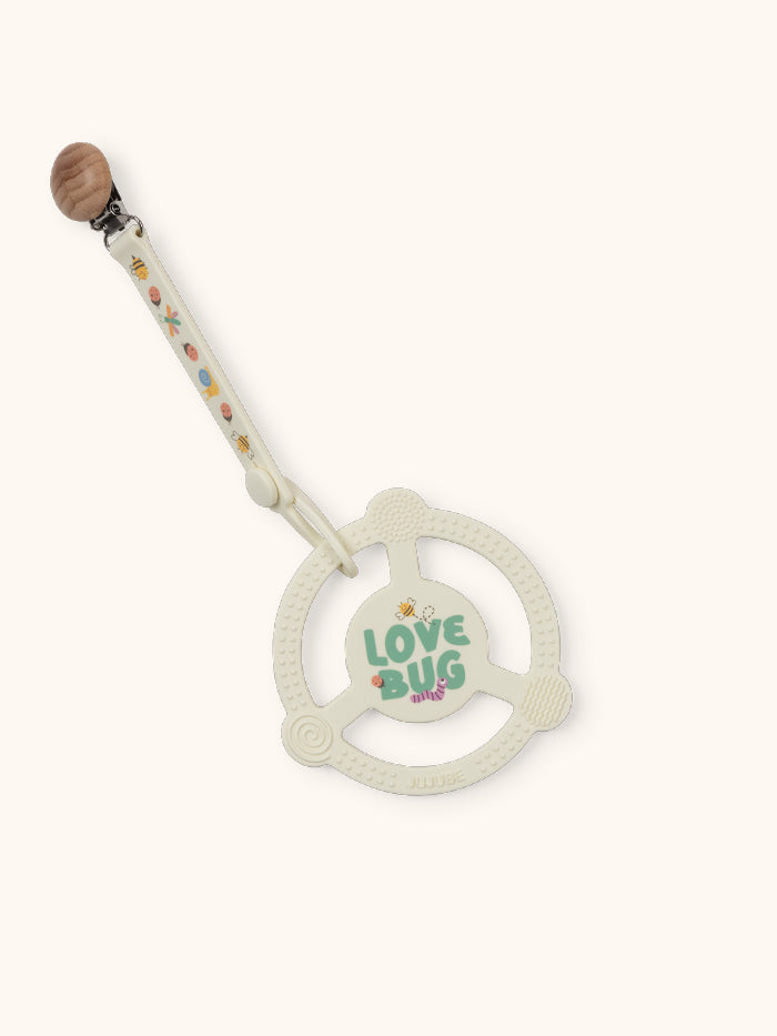 Silicone Teether Ring - Love Bug