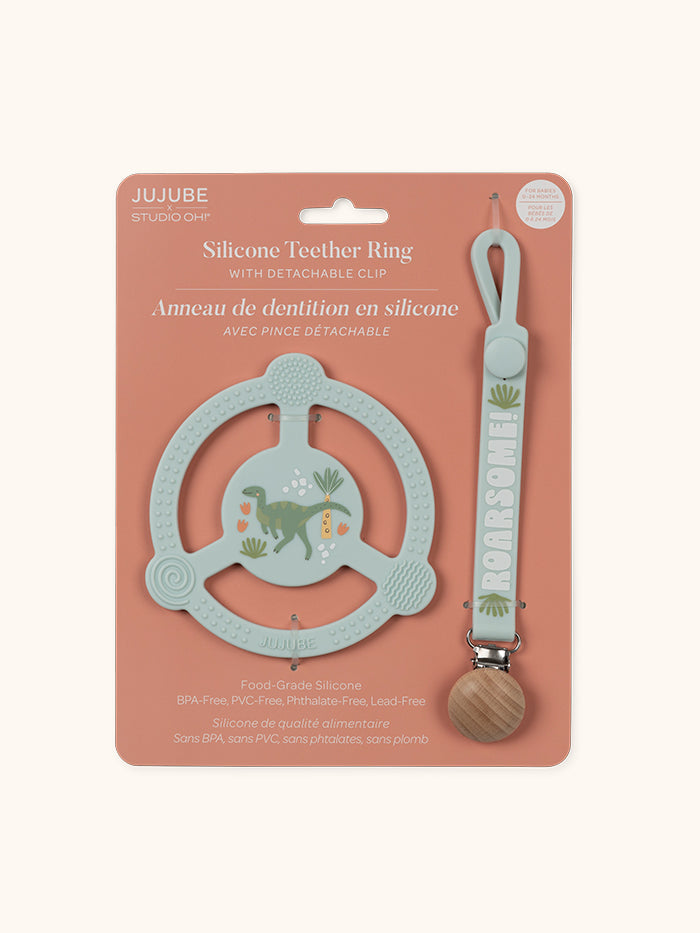 Silicone Teether Ring - Roarsome