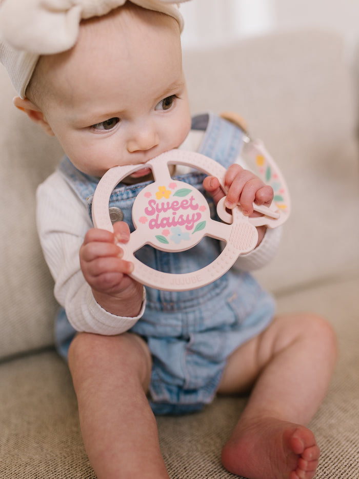 Silicone Teether Ring  Sweet Daisy