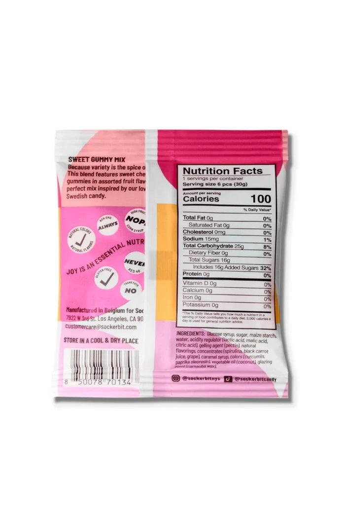 Single Serving Sweet Gummy Swedish Candy Bag (1 oz)