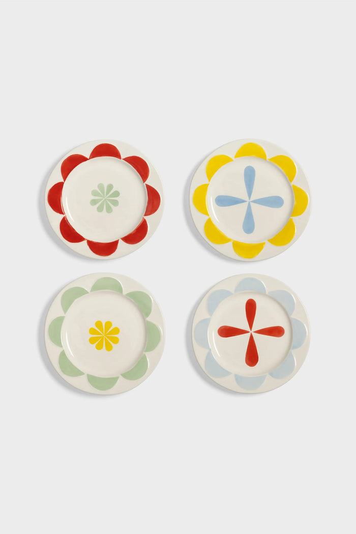Small Folk Plates (Set of 4)