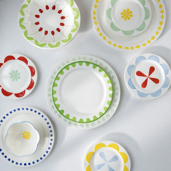 Small Folk Plates (Set of 4)