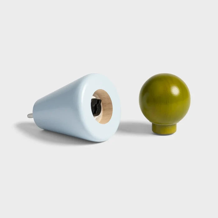 Small Halma Salt & Pepper (Blue)
