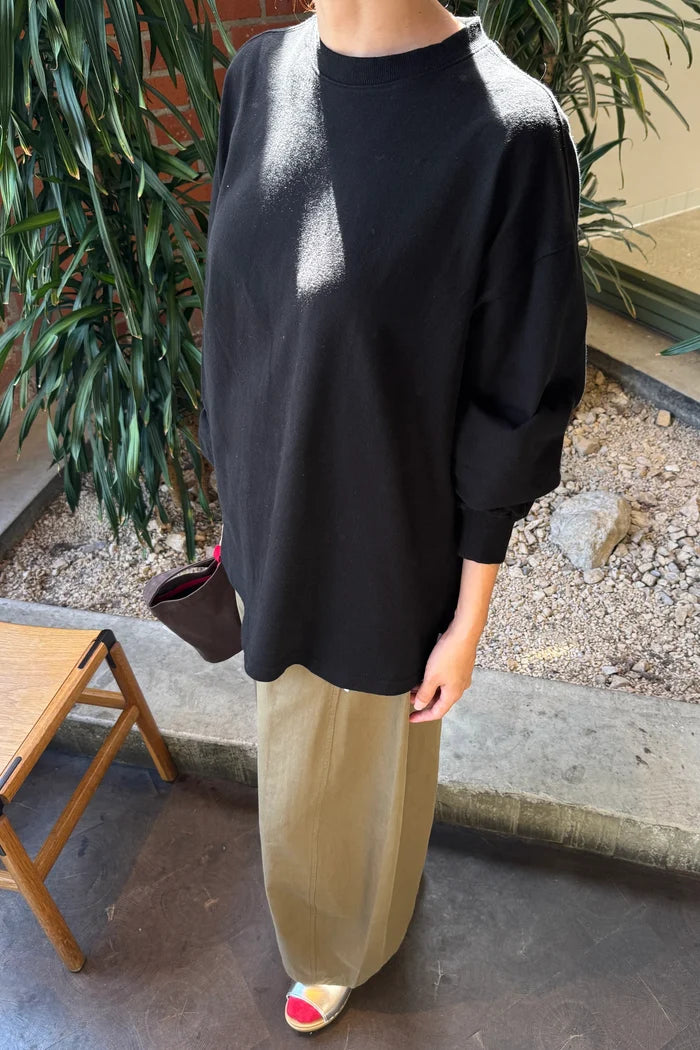 Soft Jersey Supple Tee (Black)