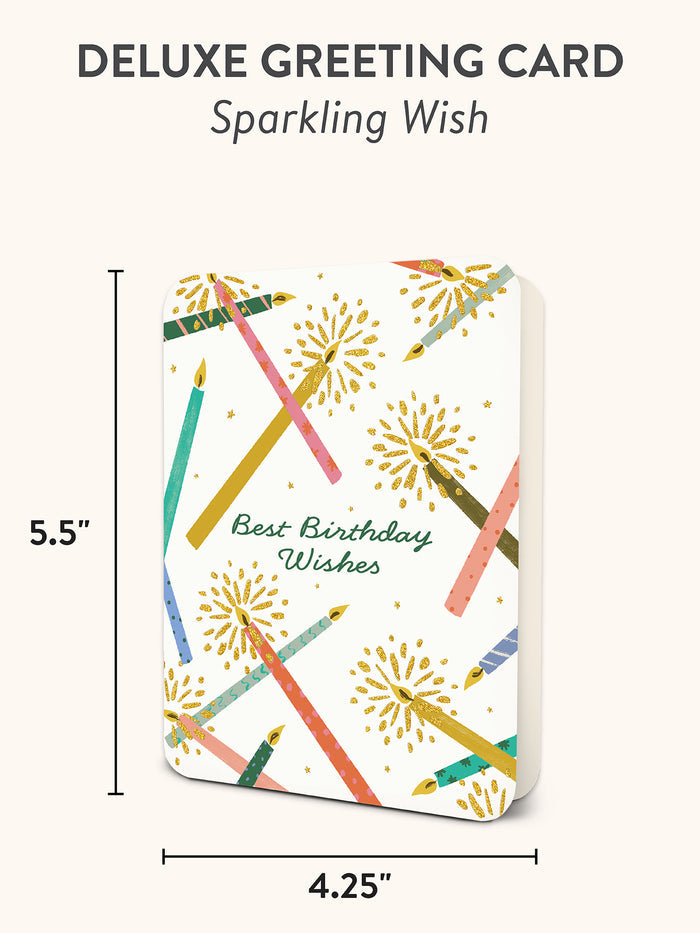 Sparkling Wish Deluxe Greeting Cards