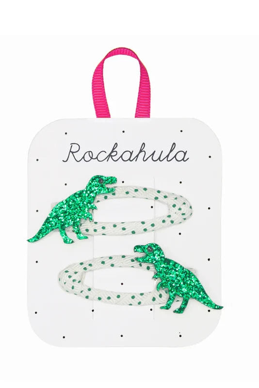 Spotty T-Rex Clips