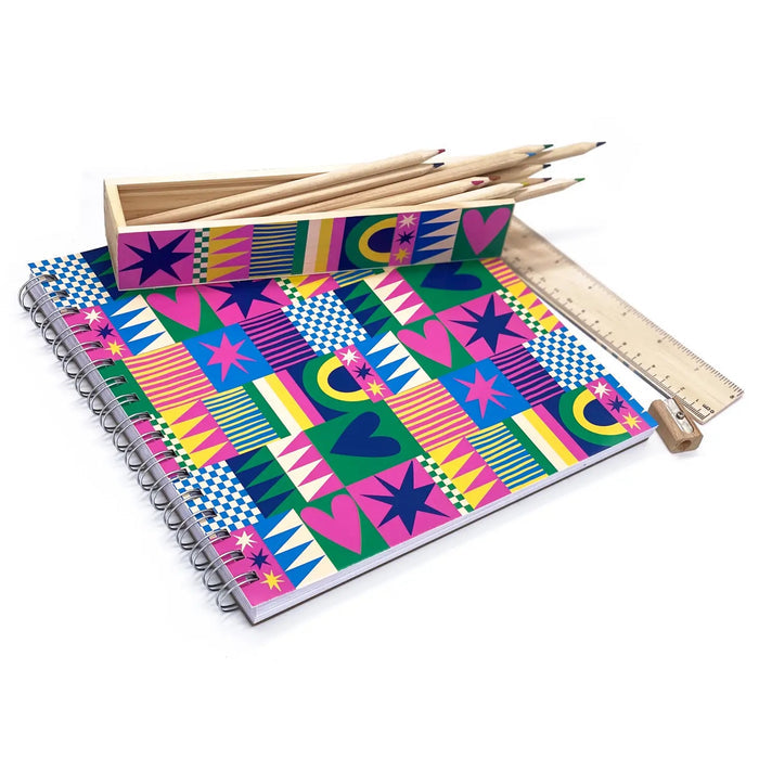 Square Sketchbook (Geo Love)