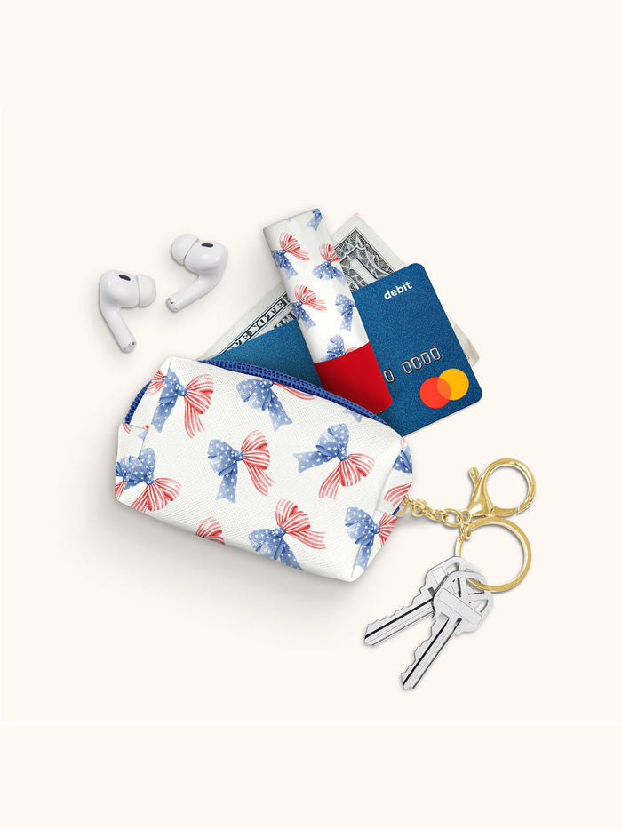 Stars & Stripes Key Chain Pouch