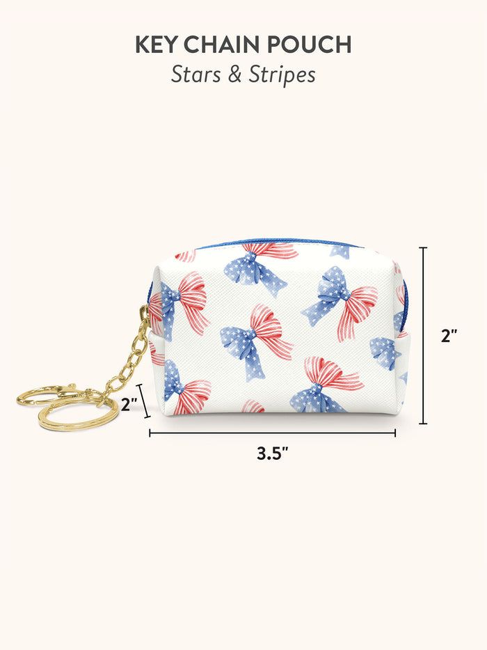 Stars & Stripes Key Chain Pouch