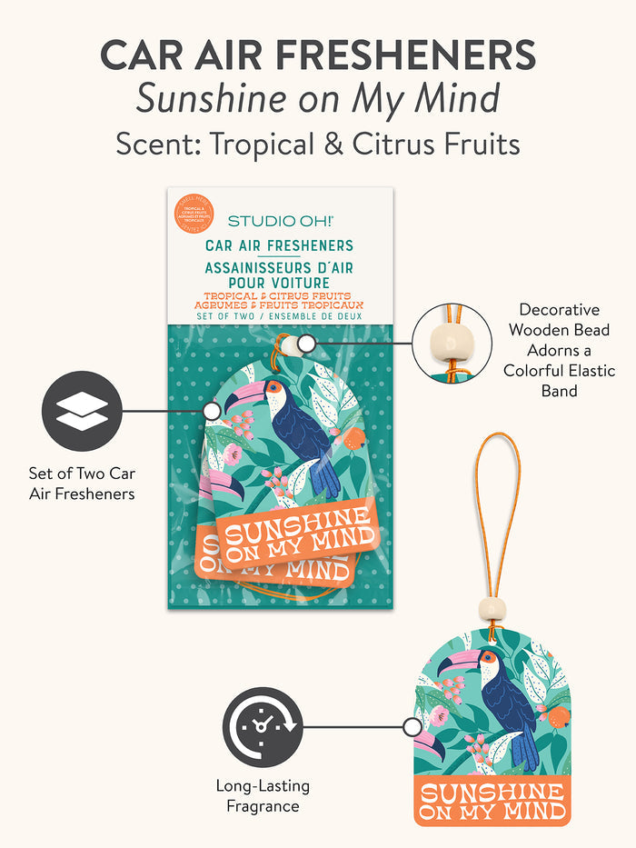 Sunshine on My Mind Car Air Freshener